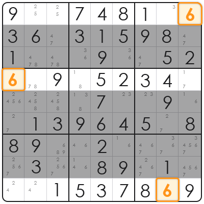 sudoku cross hatching